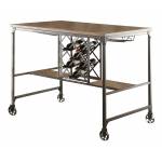Angstrom Counter Height Table with Wine Rack